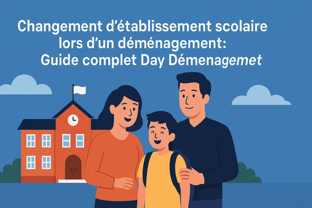 Changement d'établissement scolaire lors d'un déménagement : Guide complet Day Déménagement