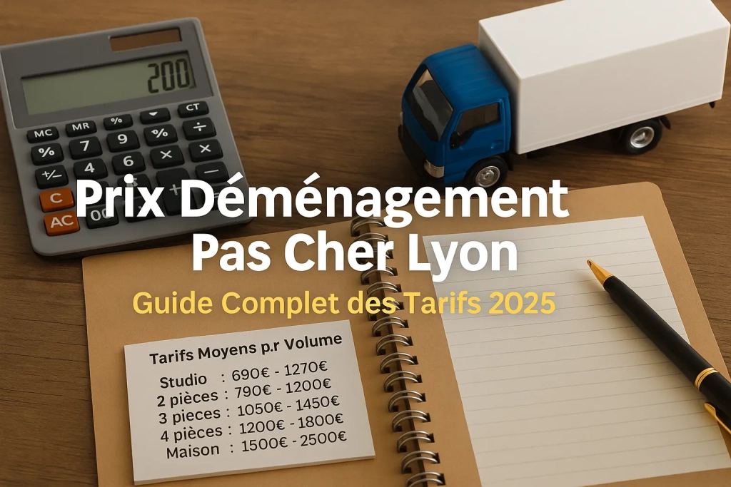 Prix déménagement pas cher à Lyon : tarifs transparents et guide complet
